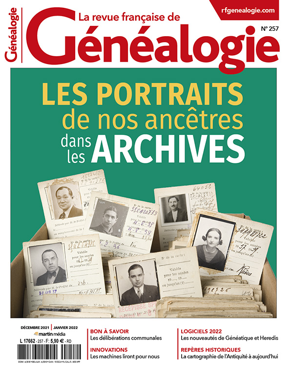 N°257 - Les portraits de nos ancêtres dans les archives