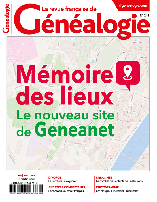 N°248 - Mémoire des lieux : le nouveau site de Geneanet - Version PDF