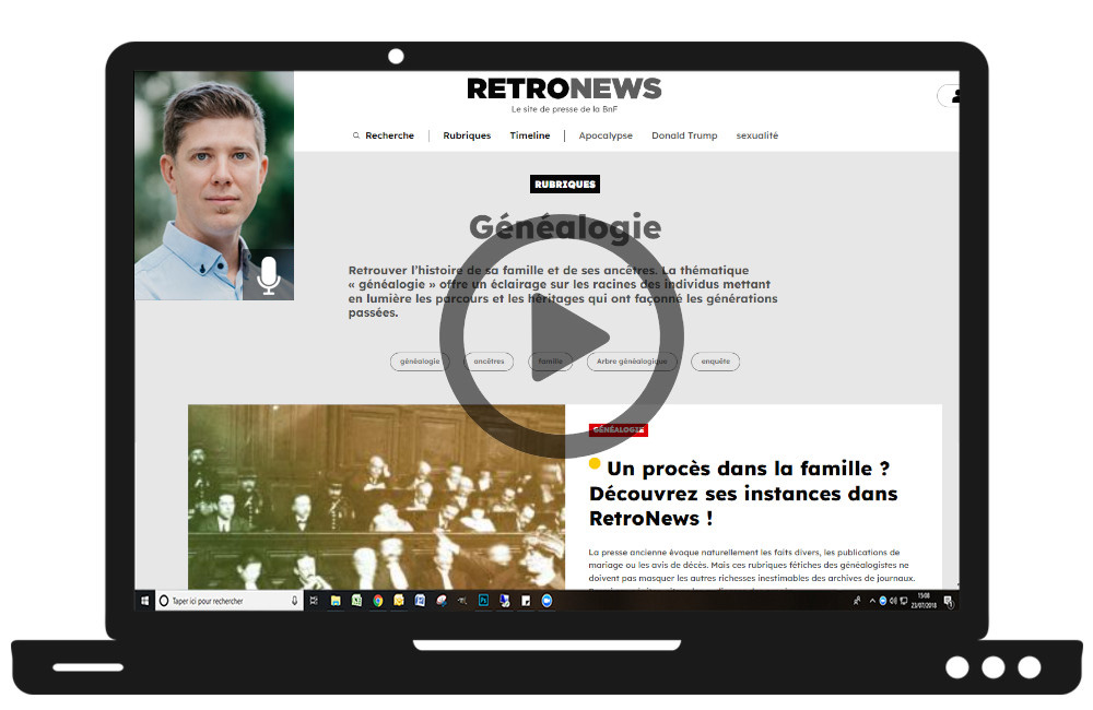 Webinaires Gallica & RetroNews - Parcours complet