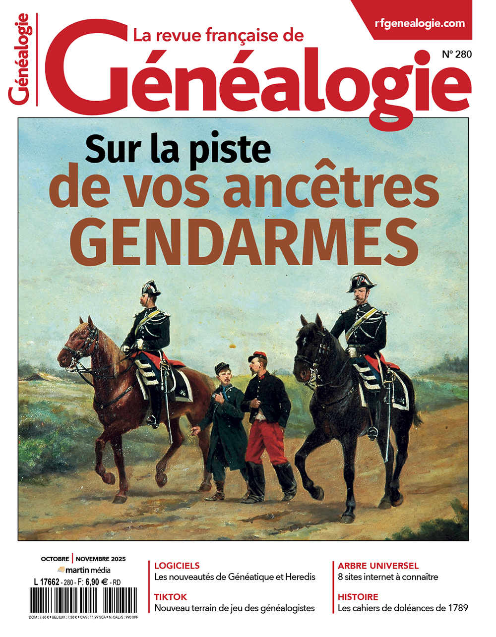 N°280 - Sur la piste de vos ancêtres gendarmes