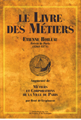 Le Livre Des Métiers d'Etienne BOILEAU